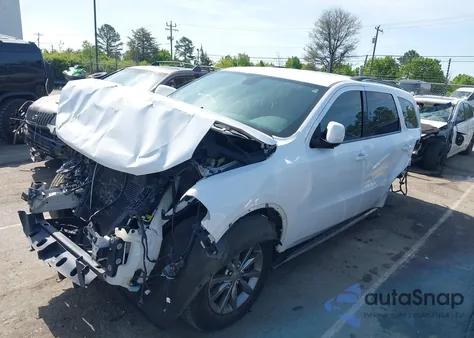 2018 Dodge Durango Sxt Awd z USA, uszkodzony, nr VIN 1C4RDJAG4JC317549